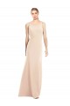 Nude Bateau Neck Sleeveless Open Back Trumpet Semi Formal Evening Dress / Prom Dress / Bridesmaid Dress Townsville