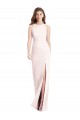 Pink Bateau Neck Sleeveless Open Back Trumpet Semi Formal Evening Dress / Prom Dress / Bridesmaid Dress Townsville