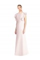 Pink Bateau Neck Cap Sleeves Open Back Trumpet Formal Dress / Bridesmaid Dress Townsville