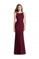 Burgundy Gold Bateau Neck Sleeveless Open Back Trumpet Semi Formal Evening Dress / Bridesmaid Dress Townsville
