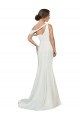 Ivory One Shoulder Sleeveless Stretch Crepe Sheath Formal Evening Gown / Prom Dress / Bridesmaid Dress Townsville
