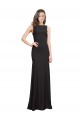 Black Bateau Neck Sleeveless Open Back Mermaid Prom Dress / Bridesmaid Dress Townsville