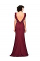 Burgundy Strapless Sleeveless Mermaid Prom Dress / Bridesmaid Dress Townsville