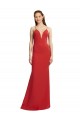Red V-Neck Sleeveless Open Back Mermaid Formal Evening Gown / Prom Dress / Bridesmaid Dress Townsville