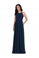 Dark Navy Halter Neck Sleeveless Open Back Trumpet Semi Formal Evening Dress / Bridesmaid Dress Townsville