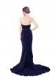 Dark Navy Strapless Sleeveless Low Back Mermaid Semi Formal Evening Dress / Prom Dress / Bridesmaid Dress Townsville