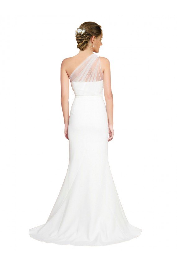 Ivory One Shoulder Sleeveless Mermaid Formal Evening Gown / Bridesmaid Dress Townsville
