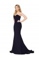 Dark Navy High Neck Sleeveless Mermaid Formal Evening Gown / Prom Dress / Bridesmaid Dress Townsville