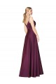 Wild Berry High Neck Sleeveless V-Back A-Line Formal Evening Gown / Prom Dress / Bridesmaid Dress Townsville