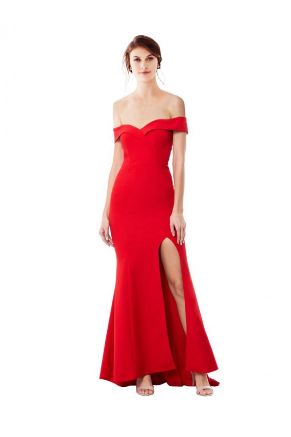 Red High Neck Sleeveless Mermaid Formal Evening Dress / Prom Dress / Bridesmaid Dress Townsville
