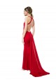 Red High Neck Sleeveless Open Back Mermaid Formal Evening Gown / Bridesmaid Dress Townsville