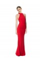 Red High Neck Sleeveless Mermaid Prom Dress / Bridesmaid Dress Townsville