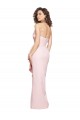 Pink Strapless Sleeveless Low Back Sheath Formal Dress / Bridesmaid Dress Townsville