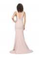 Pink V-Neck Sleeveless V-Back Sheath Black Tie Evening Gown / Prom Dress / Bridesmaid Dress Townsville