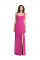 Fuchsia Square Neck Sleeveless Low Back Trumpet Semi Formal Evening Dress / Prom Dress / Bridesmaid Dress Townsville