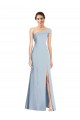 Light Sky Blue Off the Shoulder Sleeveless Trumpet Formal Evening Gown / Prom Dress / Bridesmaid Dress Townsville