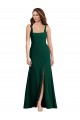Midnight Green Square Neck Sleeveless Trumpet Semi Formal Evening Dress / Prom Dress / Bridesmaid Dress Townsville