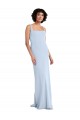 Light Sky Blue Square Neck Sleeveless Sheath Prom Dress / Bridesmaid Dress Townsville
