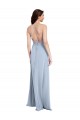 Light Sky Blue High Neck Sleeveless Open Back Sheath Formal Evening Gown / Prom Dress / Bridesmaid Dress Townsville