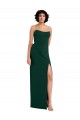 Midnight Green Strapless Sleeveless Low Back Sheath Formal Evening Gown / Prom Dress / Bridesmaid Dress Townsville