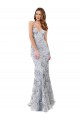 Silver High Neck Sleeveless Open Back Mermaid Formal Evening Gown / Prom Dress / Bridesmaid Dress Townsville