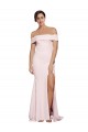Pink Square Neck Sleeveless Low Back Sheath Formal Evening Gown / Prom Dress / Bridesmaid Dress Townsville
