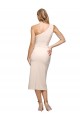 Nude One Shoulder Sleeveless Sheath Formal Evening Gown / Prom Dress / Bridesmaid Dress Townsville