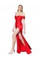 Red High Neck Sleeveless Stretch Satin Mermaid Formal Evening Gown / Prom Dress / Bridesmaid Dress Townsville