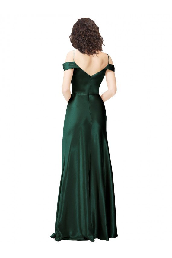Hunter Spaghetti Straps Sleeveless V-Back A-Line Formal Evening Gown / Prom Dress / Bridesmaid Dress Townsville