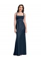 Dark Navy Square Neck Sleeveless Low Back A-Line Formal Evening Gown / Prom Dress / Bridesmaid Dress Townsville