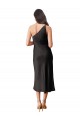 Black One Shoulder Sleeveless Sheath Black Tie Evening Dress / Prom Dress / Bridesmaid Dress Townsville