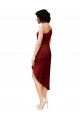 Burgundy One Shoulder Sleeveless Sheath Black Tie Evening Gown / Prom Dress / Bridesmaid Dress Townsville