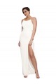 Ivory High Neck Sleeveless Low Back Sheath Formal Evening Gown / Prom Dress / Bridesmaid Dress Townsville
