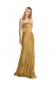 Gold Strapless Sleeveless A-Line Formal Evening Gown / Prom Dress / Bridesmaid Dress Townsville