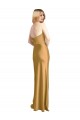 Gold Strapless Sleeveless A-Line Formal Evening Gown / Prom Dress / Bridesmaid Dress Townsville