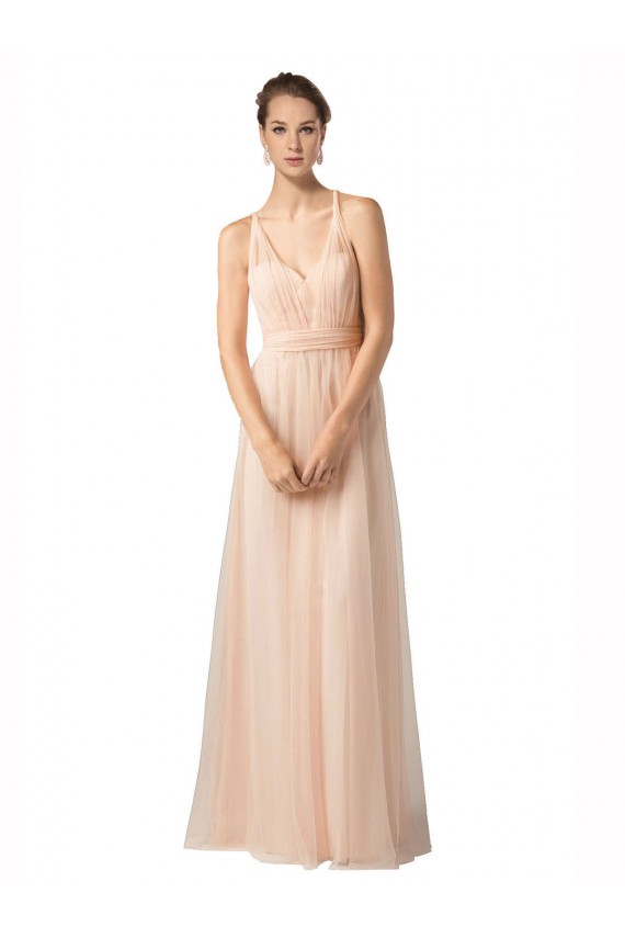 Nude Sweetheart Sleeveless A-Line Bridesmaid Dress / Evening Dress Townsville