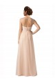 Nude Sweetheart Sleeveless A-Line Bridesmaid Evening Gowns Townsville