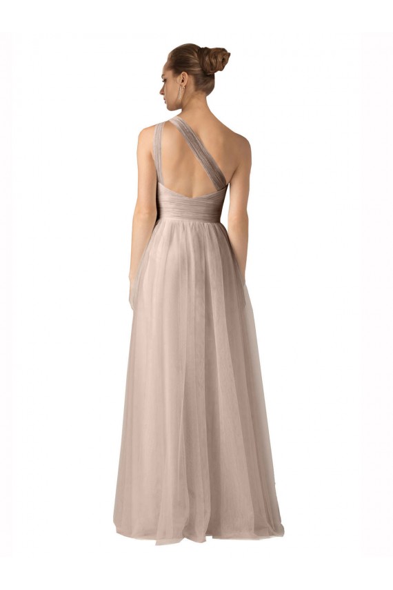 Nude Sweetheart Sleeveless Keyhole Back A-Line Formal Dress / Bridesmaid Dress Townsville