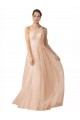 Nude Sweetheart Sleeveless Keyhole Back A-Line Formal Dress / Bridesmaid Dress Townsville