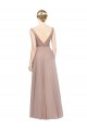Blush V-Neck Sleeveless A-Line Bridesmaid Dress Townsville