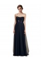 Black Strapless Sleeveless A-Line Bridesmaid Gown Townsville