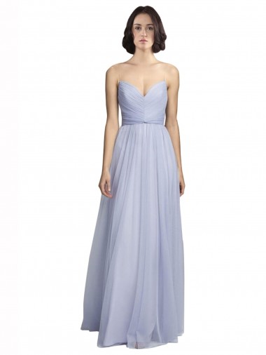 Lilac Sweetheart Sleeveless Tulle A-Line Bridesmaid Dress Townsville