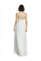 White High Neck Sleeveless A-Line Bridesmaid Dress Townsville