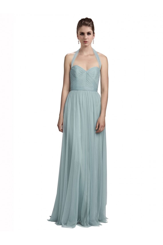 Halter Neck Sleeveless A-Line Bridal Party Dress / Evening Dress Townsville