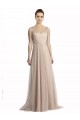 Nude Square Neck Sleeveless A-Line Bridesmaid Evening Dress Townsville