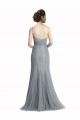 Slate Grey One Shoulder Sleeveless Mermaid Bridesmaid Dress Townsville