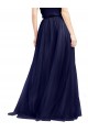 Navy Blue High Neck Sleeveless A-Line Semi Formal Evening Dress / Bridesmaid Dress Townsville