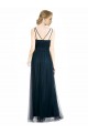 Blue V-Neck Sleeveless A-Line Bridesmaid Dress Townsville