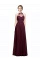 Red Sweetheart Sleeveless Tulle A-Line Bridesmaid Dress Townsville