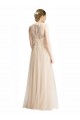 Ivory Illusion Neck Sleeveless A-Line Bridesmaid Dress Townsville